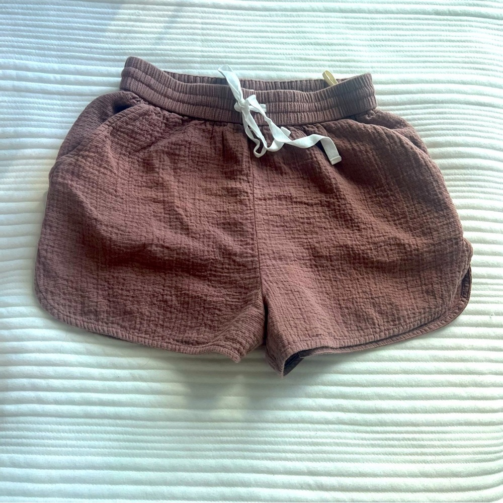 Aritzia Wilfred Summer Cotton Shorts